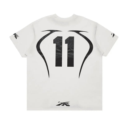 Hellstar Warm Up T-Shirt White - AFV Clothes