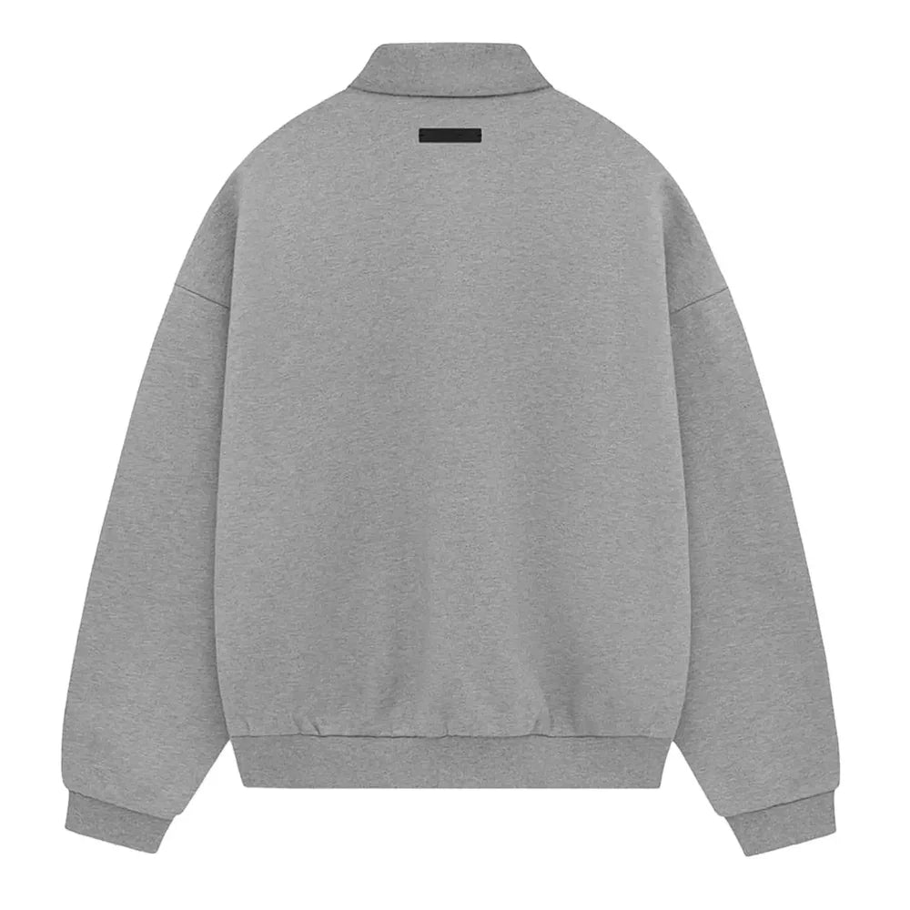 Fear of God Essentials Fleece Polo Dark Heather