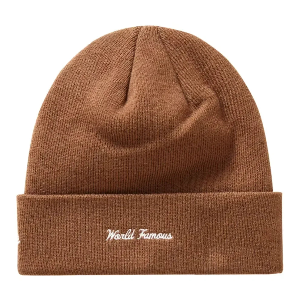 Supreme New Era Box Logo Beanie FW19 Dark Brown - AFV Clothes