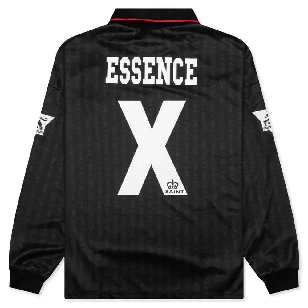 Saint Michael Faith Soccer Shirt Black - AFV Clothes