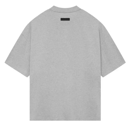 Fear Of God Essentials Heavy Jersey Crewneck T-Shirt Light Heather Grey - AFV Clothes