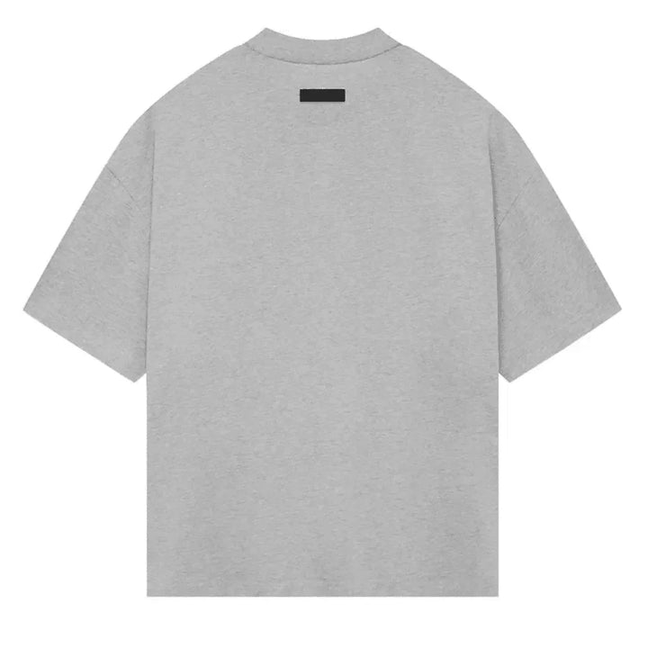 Fear Of God Essentials Heavy Jersey Crewneck T-Shirt Light Heather Grey - AFV Clothes