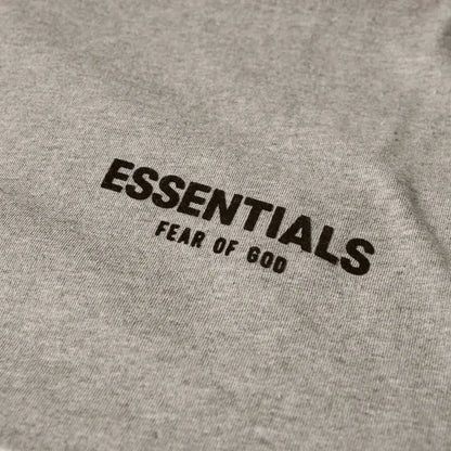 Fear of God Essentials Core Collection Long Sleeve Tee Dark Oatmeal - AFV Clothes