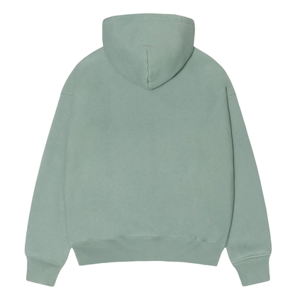 Stussy Established Zip Hoodie Grey Green