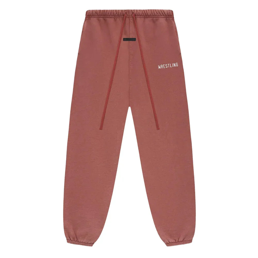 Fear of God Essentials Heavy Fleece Sweatpant Crimson