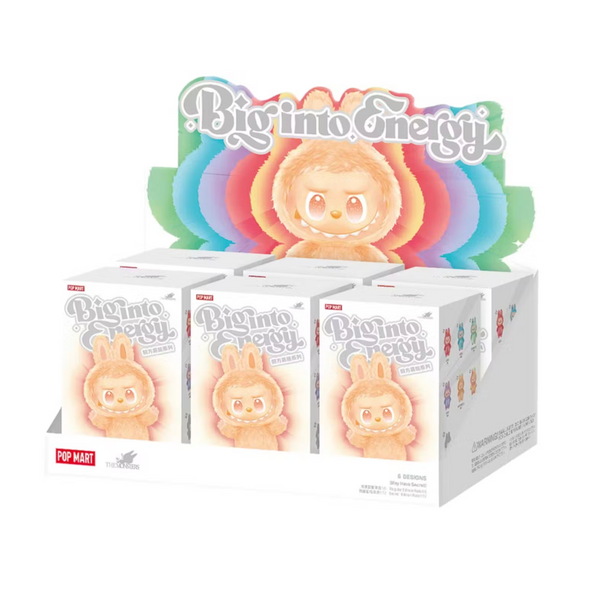 Pop Mart Labubu The Monsters Biginto Energy Series Vinyl Plush PendantSealed Case


