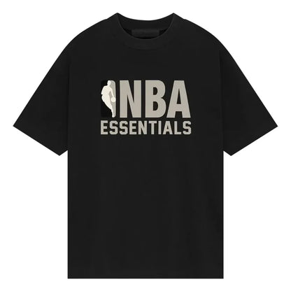 Fear of God Essentials NBA Tee SS25 Black - AFV Clothes