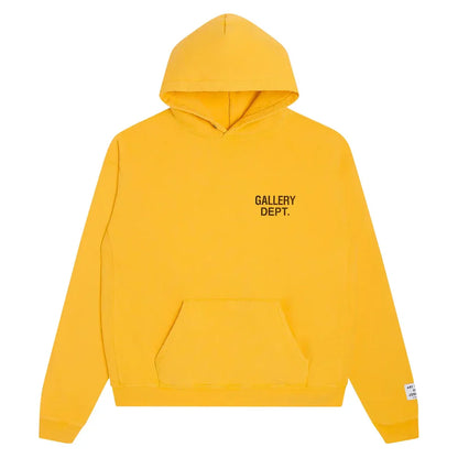 Gallery Dept. 90s GD Logo Hoodie Gold