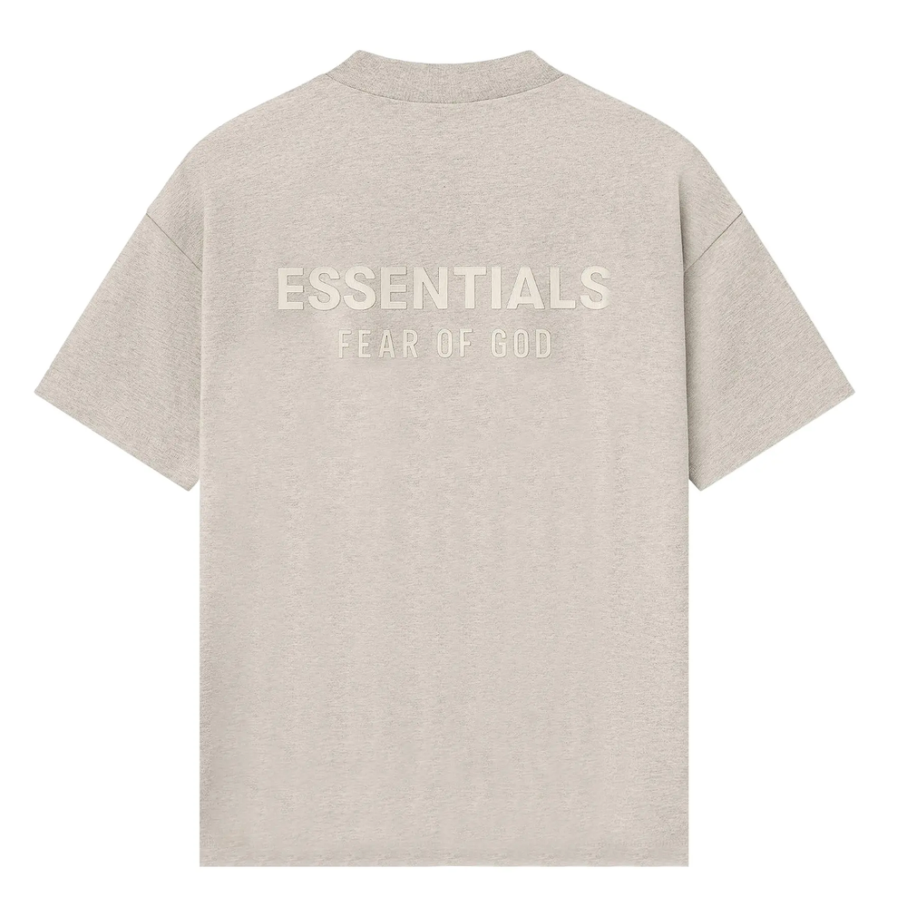 Fear of God Essentials Classic Short Sleeve Tee Heather Stone
