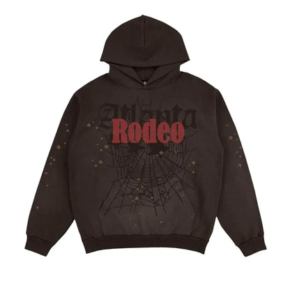 Travis Scott Cactus Jack x Sp5der Days Before Rodeo Hoodie Brown - AFV Clothes
