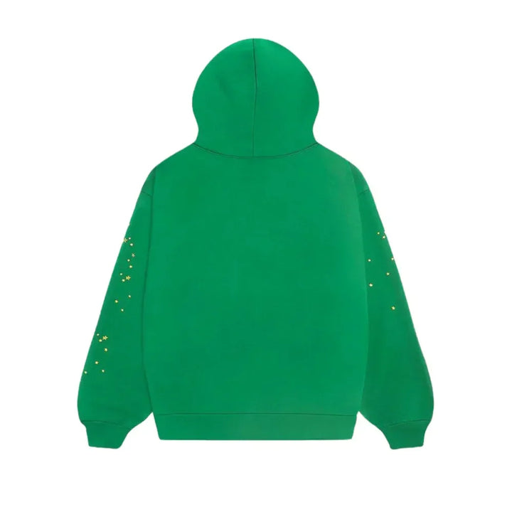 Sp5der Star OG Web V2 Hoodie Slime Green - AFV Clothes