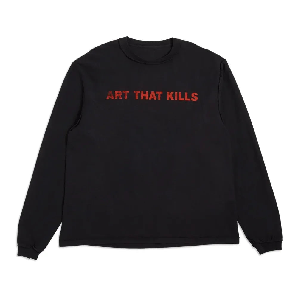 Gallery Dept. Art That Kills Reversible L/S Tee Black - AFV Clothes