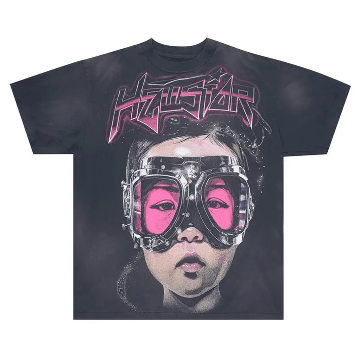 Hellstar The Future T-Shirt Black/Pink - AFV Clothes
