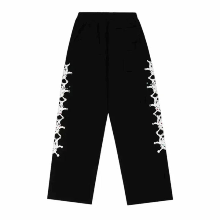Sp5der Stone Sweatpant Black - AFV Clothes