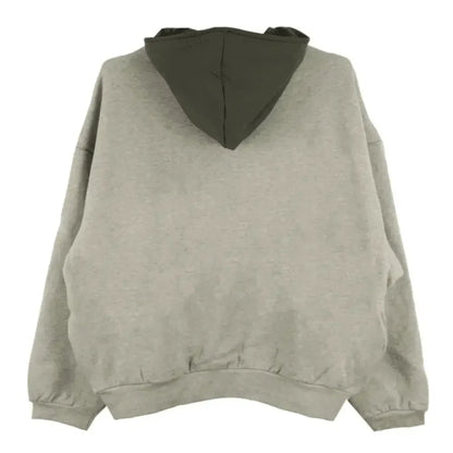 Fear of God Essentials SS24 Nylon Fleece Hoodie Dark Heather Oatmeal/Ink - AFV Clothes