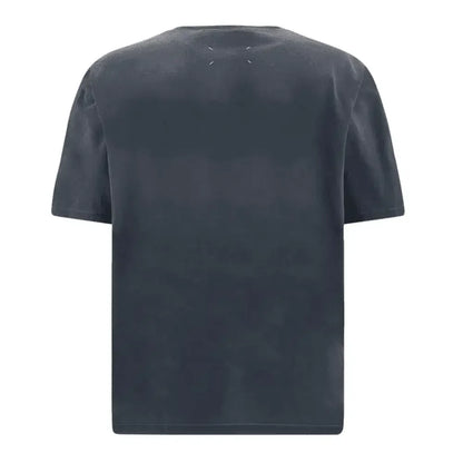 Maison Margiela Logo Heavy Jersey T-Shirt Blue - AFV Clothes