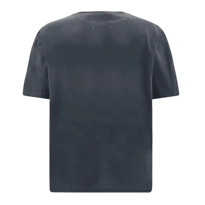 Maison Margiela Logo Heavy Jersey T-Shirt Blue - AFV Clothes