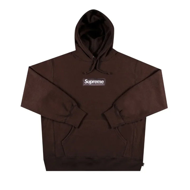 Supreme Box Logo Hooded Sweatshirt FW21 Dark Brown - AFV Clothes