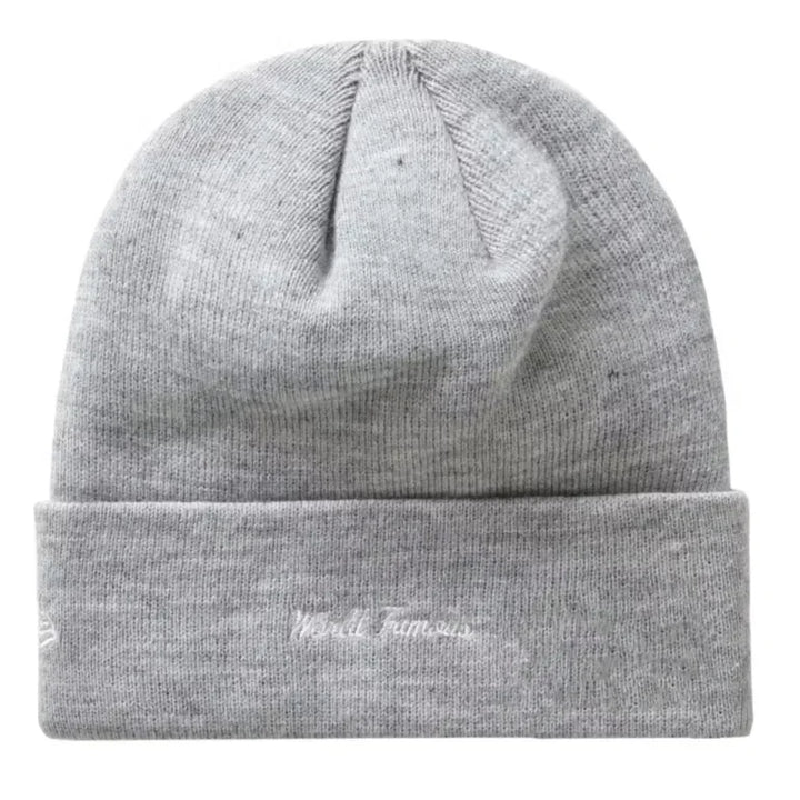 Supreme New Era Box Logo Beanie FW19 Heather Grey - AFV Clothes
