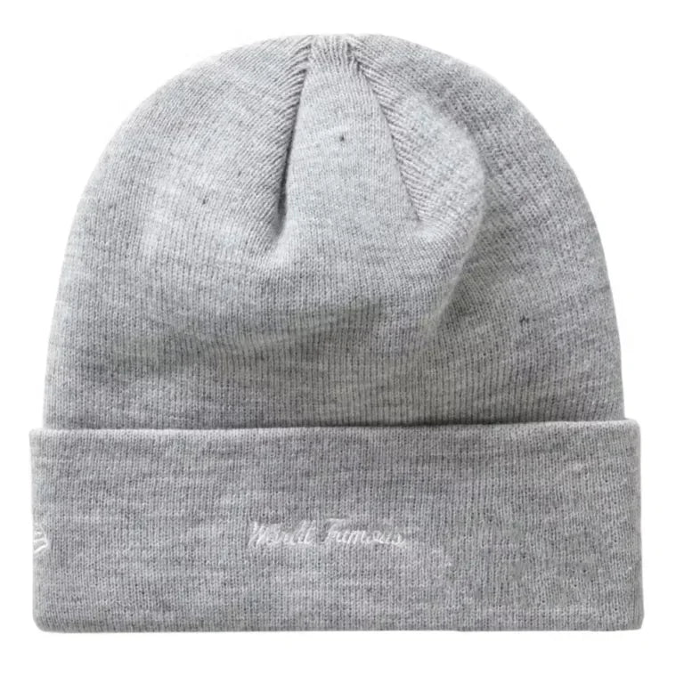Supreme New Era Box Logo Beanie FW19 Heather Grey - AFV Clothes