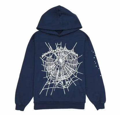 Sp5der Arach NY Phobia Hoodie Navy – AFV Clothes Sp5der Arach NY Phobia Hoodie Navy – AFV Clothes