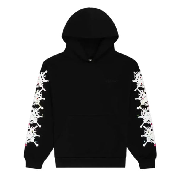 Sp5der Stone Hoodie Black - AFV Clothes