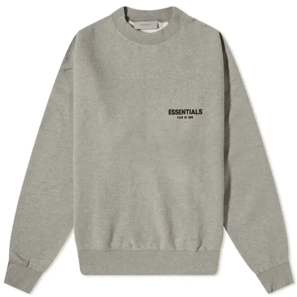 Fear of God Essentials SS22 Core Collection Crewneck Dark Oatmeal - AFV Clothes