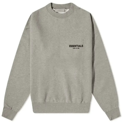 Fear of God Essentials SS22 Core Collection Crewneck Dark Oatmeal - AFV Clothes