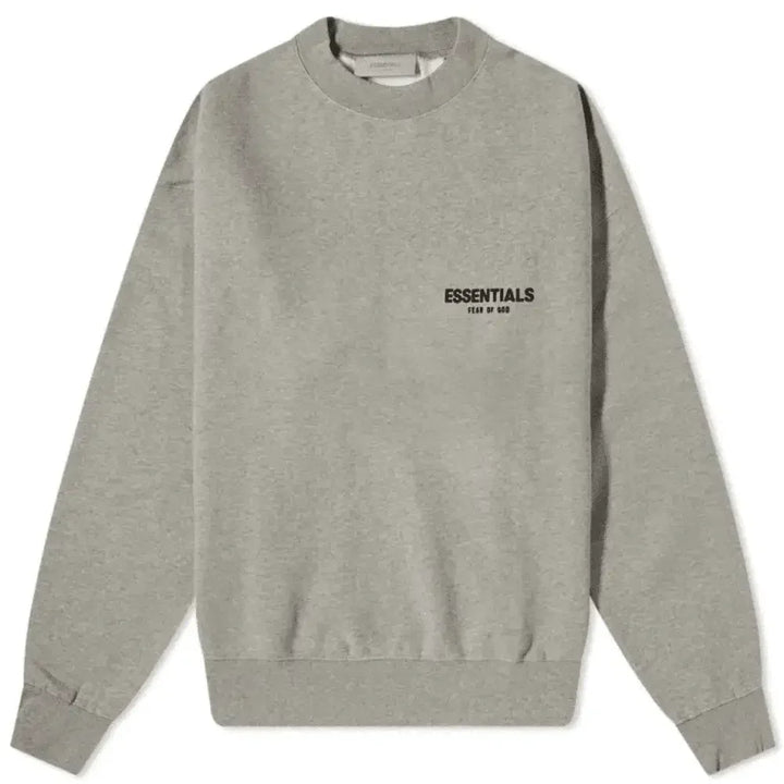 Fear of God Essentials SS22 Core Collection Crewneck Dark Oatmeal - AFV Clothes
