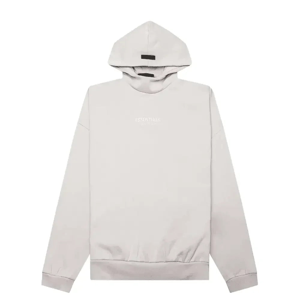 Fear of God Essentials Hoodie Silver Cloud - AFV Clothes