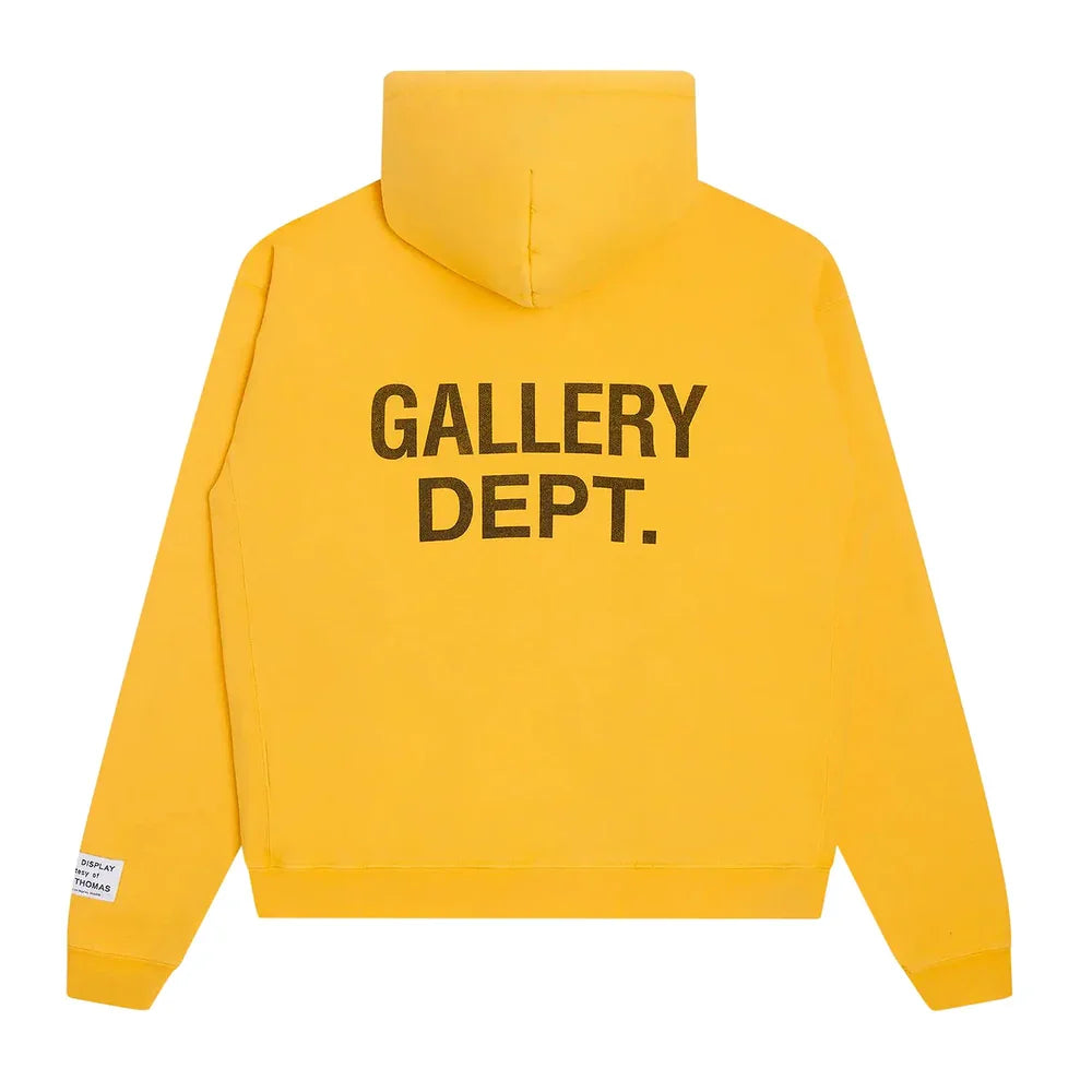 Gallery Dept. 90s GD Logo Hoodie Gold