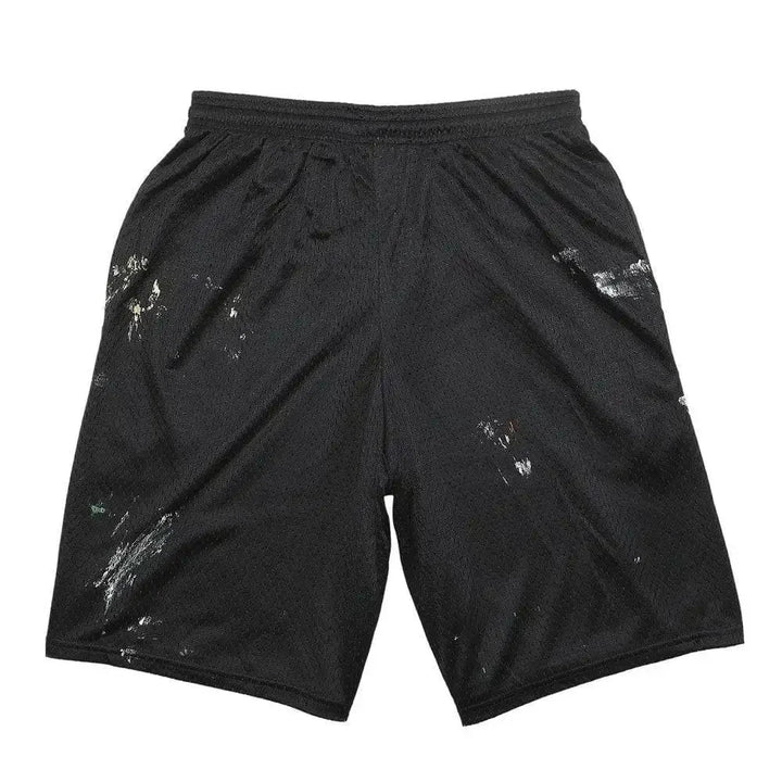 Gallery Dept. Studio Paint Logo Gym Shorts Black - AFV Clothes
