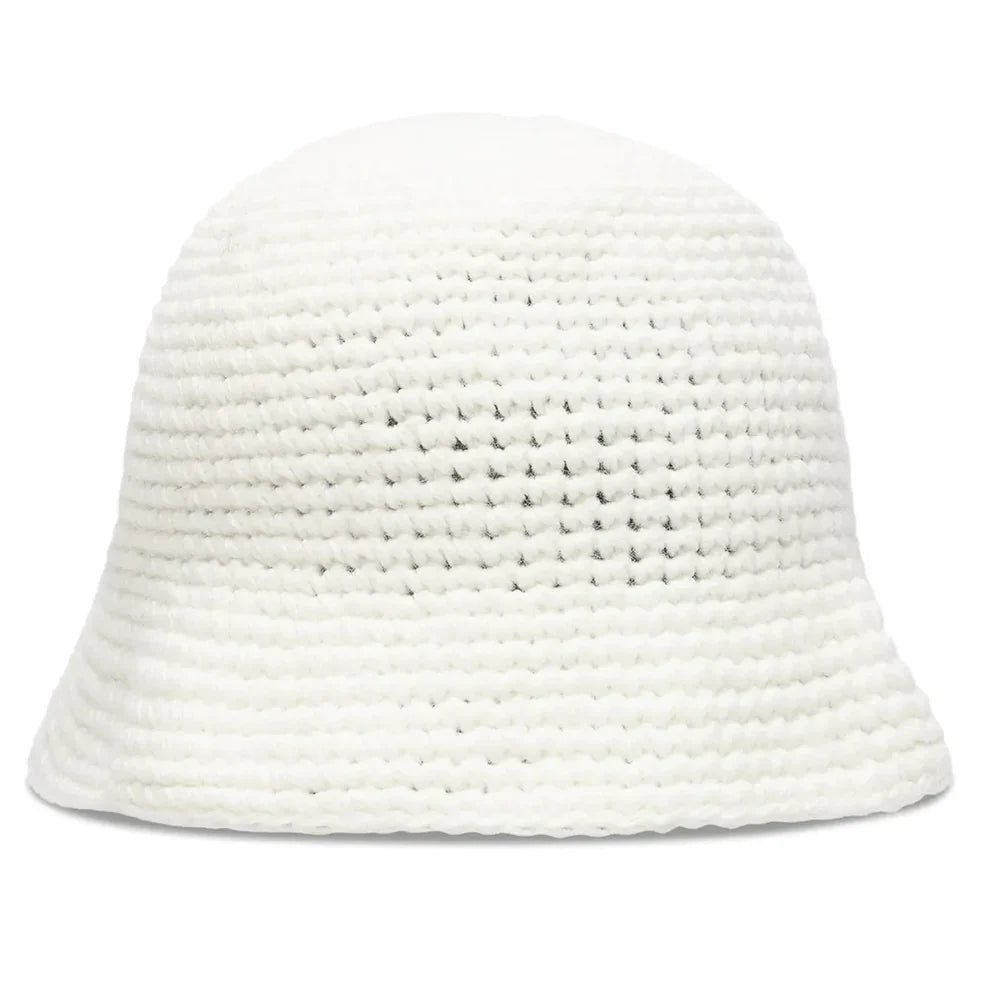 Stussy Swirly S Knit Bucket Hat Bone – AFV Clothes