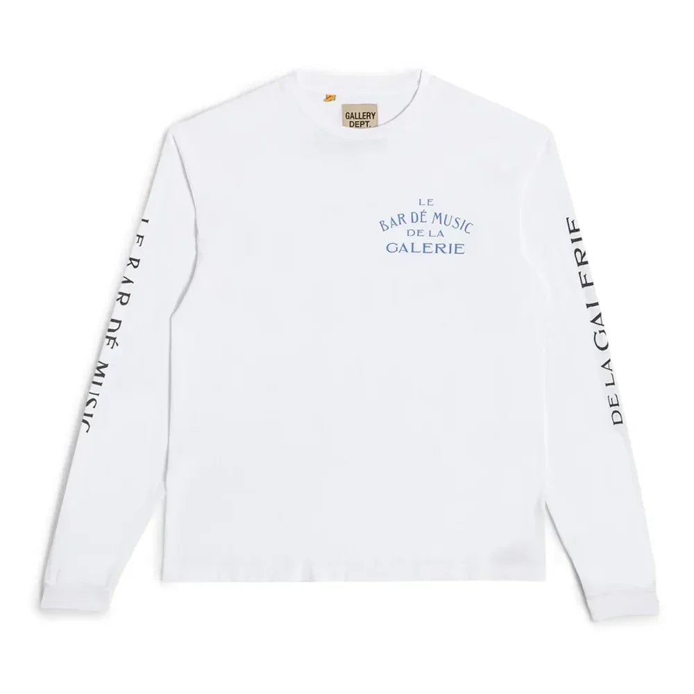 Gallery Dept. Le Bar Shop L/S Tee white - AFV Clothes
