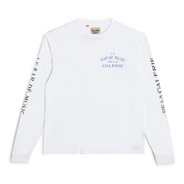 Gallery Dept. Le Bar Shop L/S Tee white - AFV Clothes