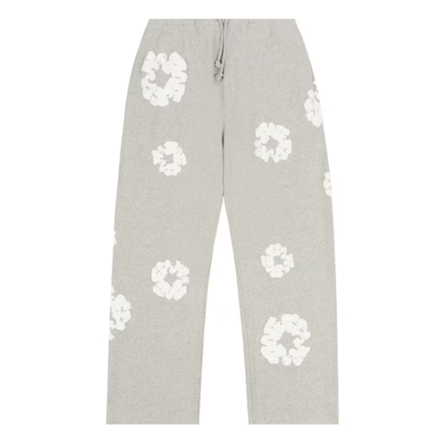 Denim Tears Cotton Wreath Baggy Sweatpants Grey