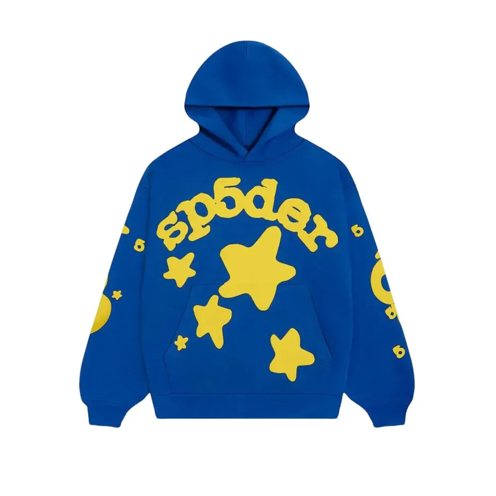 Sp5der Beluga Hoodie TC Blue - AFV Clothes