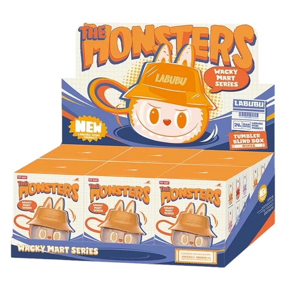 Pop Mart Labubu The Monsters Wacky Mart Series Tumbler Blind Box Sealed Case


