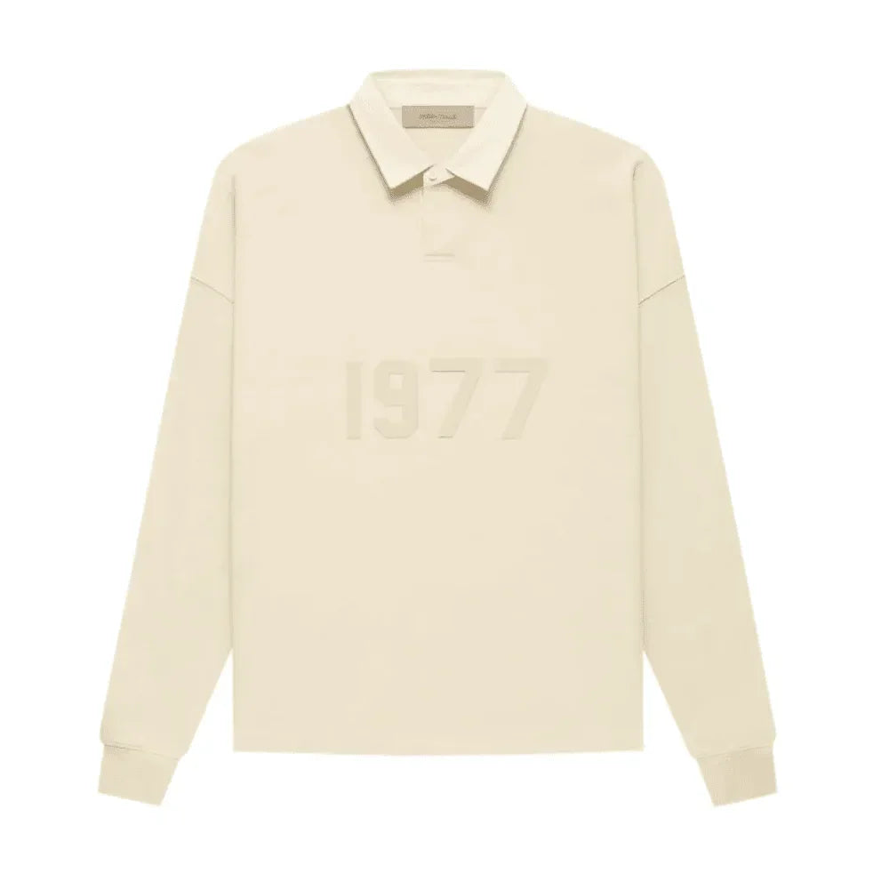 Fear Of God Essentials Henley Rugby Egg Shell - AFV Clothes