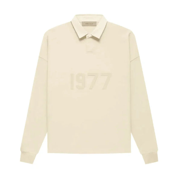 Fear Of God Essentials Henley Rugby Egg Shell - AFV Clothes