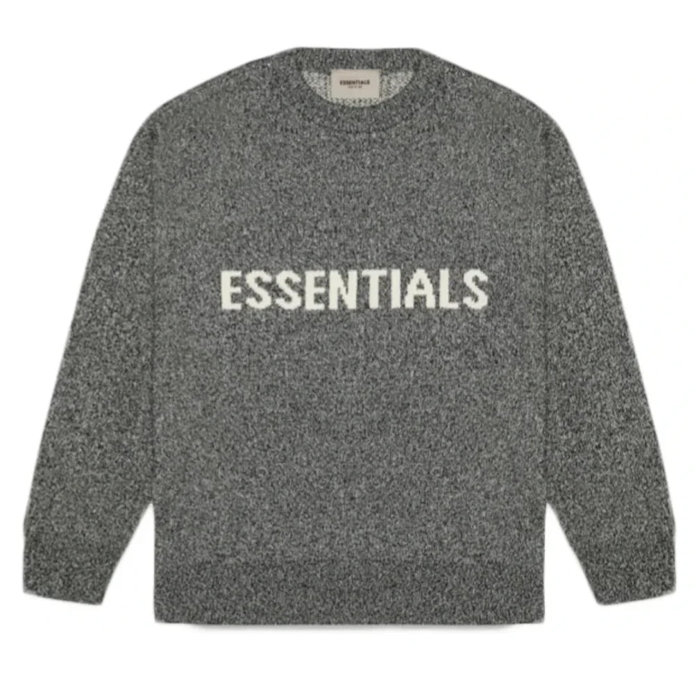 Fear of God Essentials Knit Sweater Grey Melange