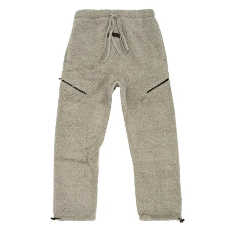 Fear Of God Essentials Polar Fleece Pant Dark Oatmeal - AFV Clothes