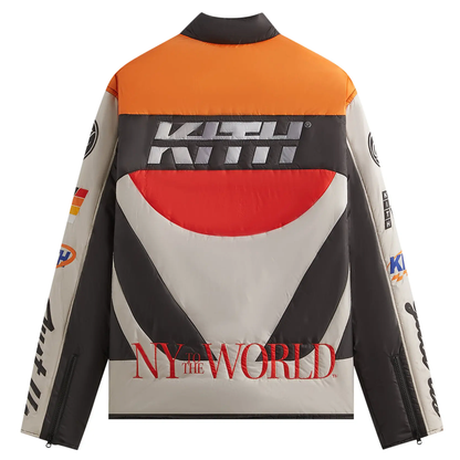 Kith Full Zip Brixton Puffed Shirt Jacket Sandrift