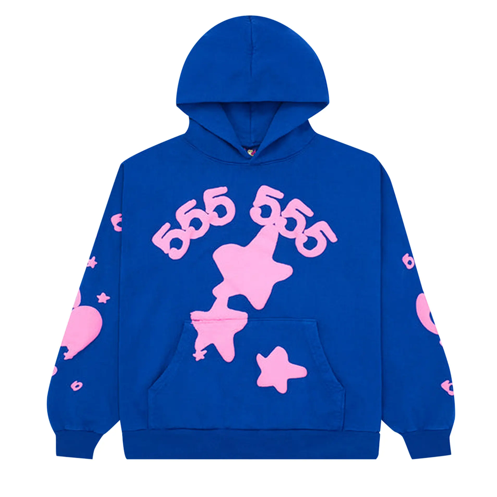 Sp5der Beluga Hoodie Blue 