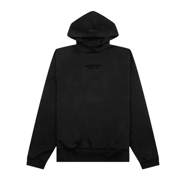 Fear of God Essentials FW23 Hoodie Jet Black - AFV Clothes
