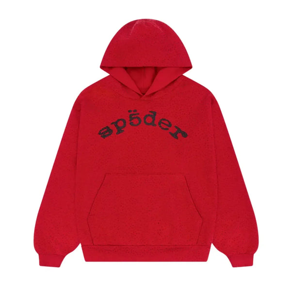Sp5der VVS Hoodie Red - AFV Clothes