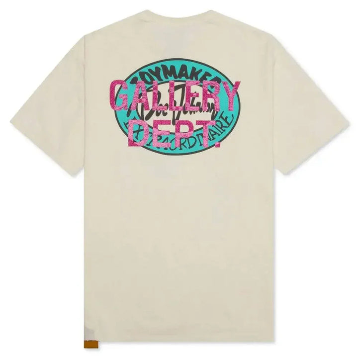 Gallery Dept. Dead Batteries Tee Antique White - AFV Clothes