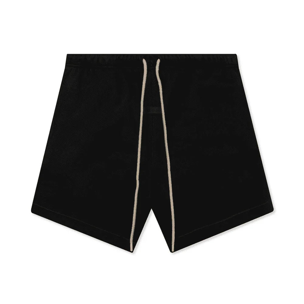 Fear of God Essentials Black Collection Sweatshort Jet Black - AFV Clothes