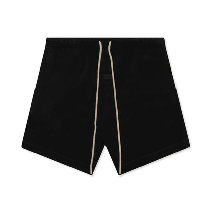 Fear of God Essentials Black Collection Sweatshort Jet Black - AFV Clothes