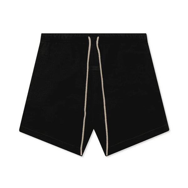 Fear of God Essentials Black Collection Sweatshort Jet Black - AFV Clothes